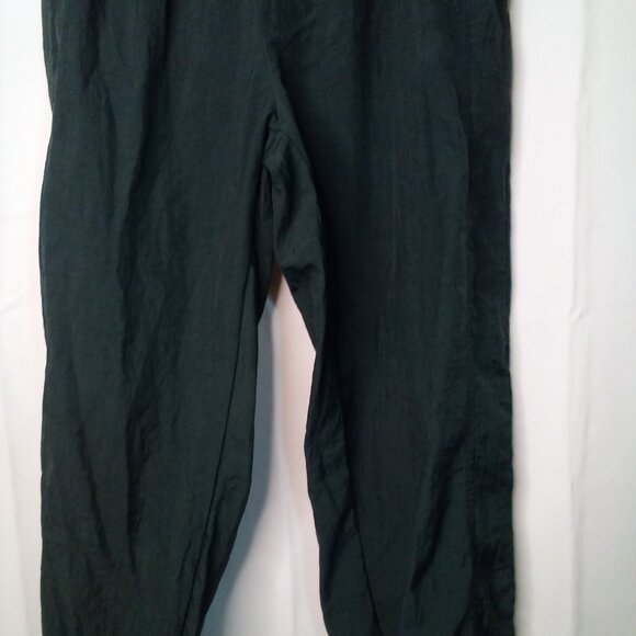 Reebok Track Pants Men M Vintage 100% Nylon Zipper Ankle Green - Picture 8 of 16